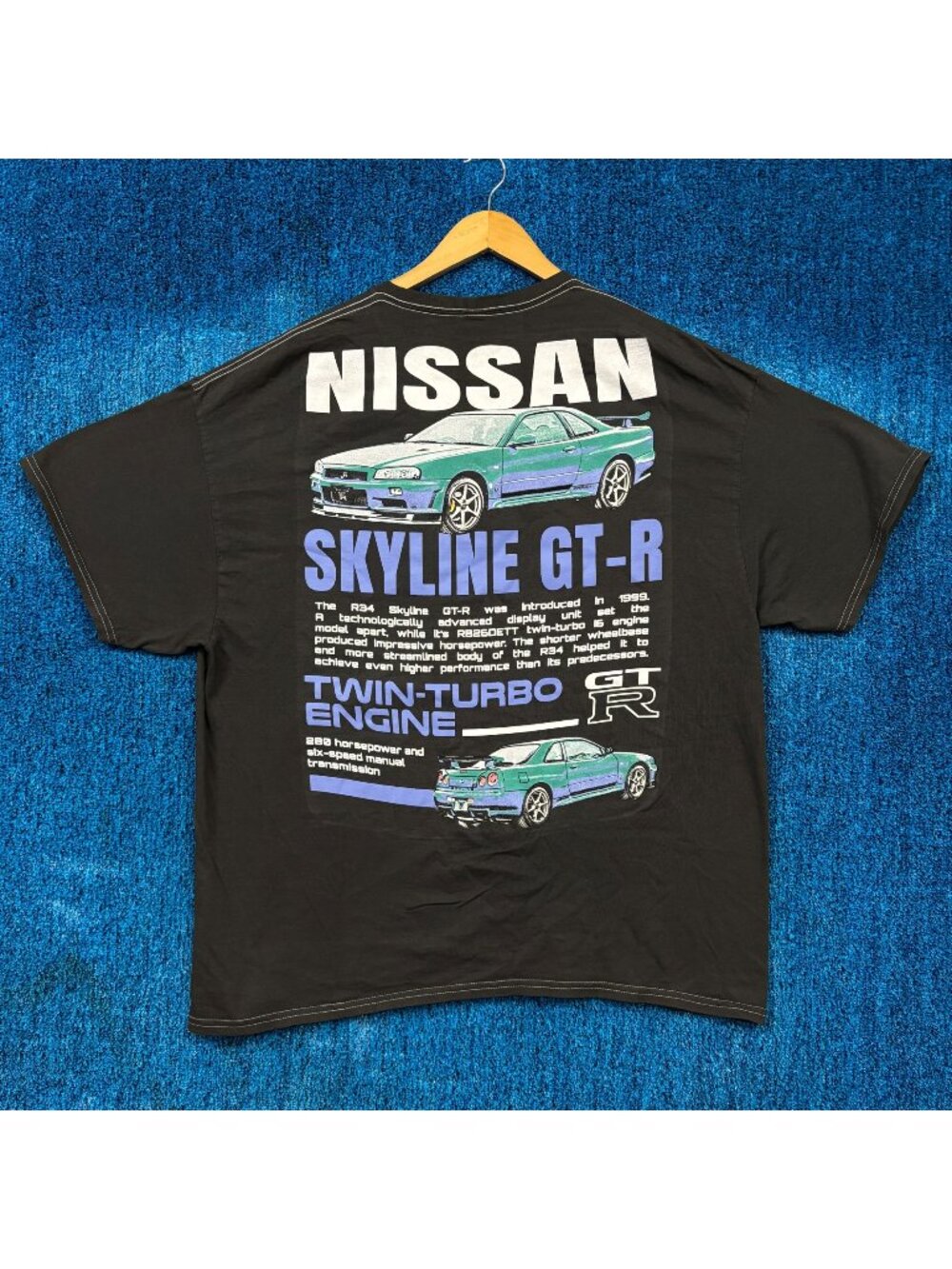 Nissan Skyline GT-R Graphic T-Shirt Size Extra Large